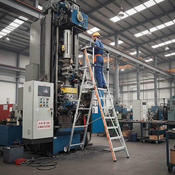 TUBESCA-COMABI - Plateforme Individuelle - RAPTOR - Garde-Corps Sangles - 7 marches - 5