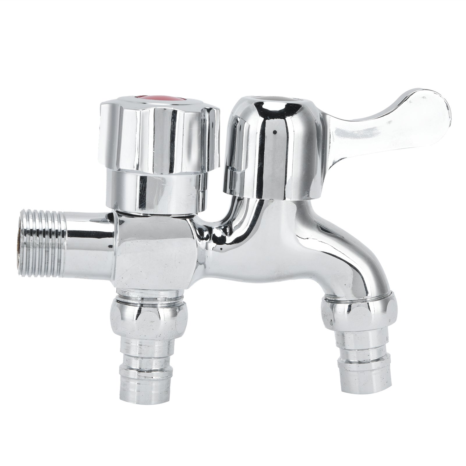 Podwójny kran z gwintem zewnętrznym G1/2, pralka, kran wodny do nawadniania ogrodu