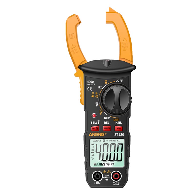 multimètre, pince multimètre numérique pour tension AC/DC, jaune - 3