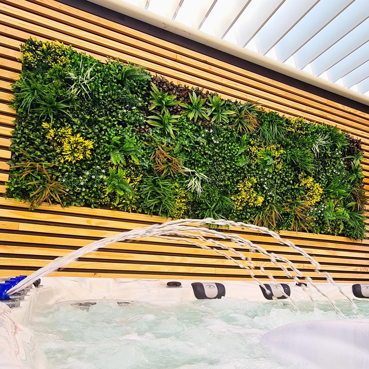Mur végétal artificiel Jungle 1 m × 1 m – plaque décoration murale ...