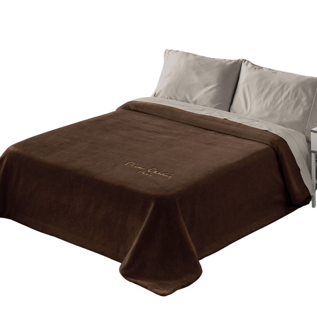 Manta Pierre Cardin 350gr Color Visón 220x240cm Donegal