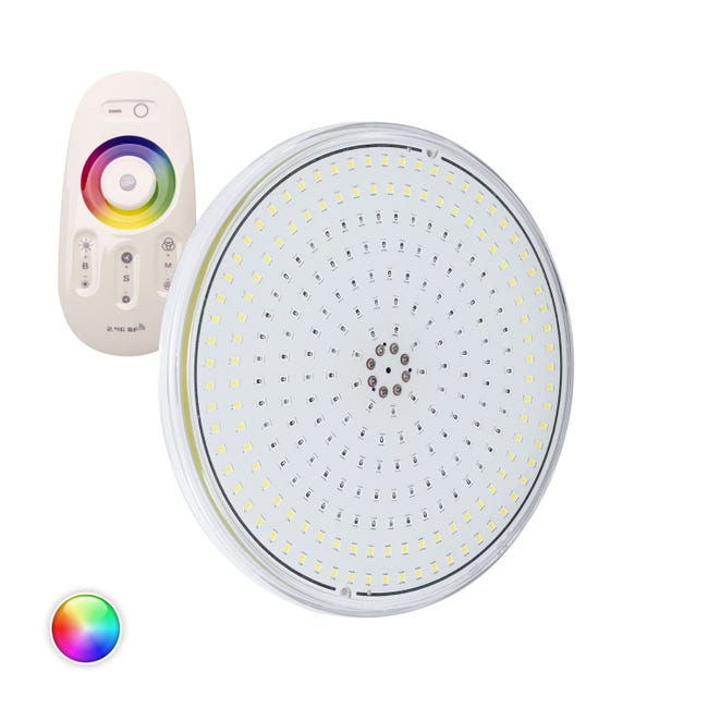 Ampoule LED Pour Piscine, Encastrée, étanche Et Submersible PAR56 35W Rgb Ip68 12v Ac Avec Telecommande 87272631 Ampoule LED Pour Piscine, Encastrée, étanche Et Submersible PAR56 35W Rgb Ip68 12v Ac Avec Telecommande 87272631