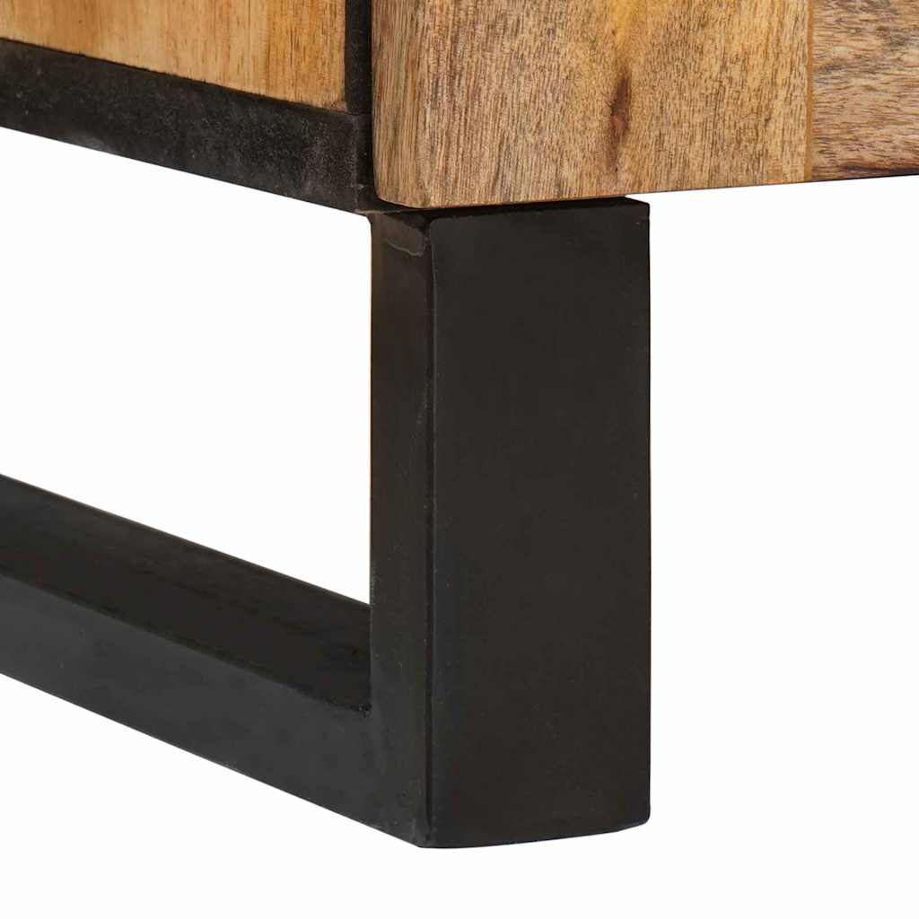 Cabinet de chevet Naturel 50 x 33 x 60 cm Bois de mangue massif vidaXL - 8