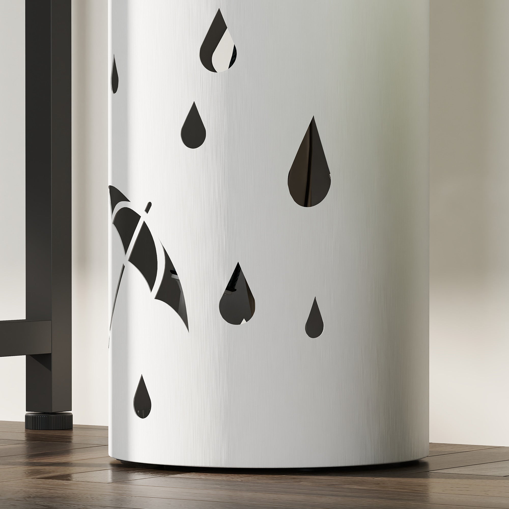 Porte-parapluie acier galvanisé HOMCOM - 9