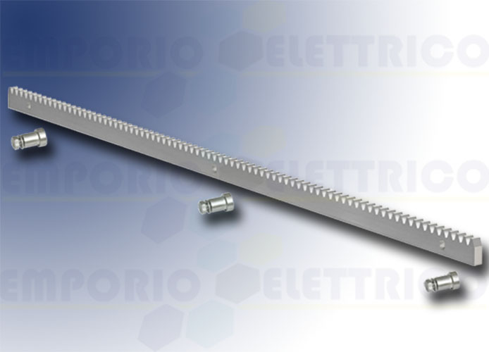 Cremagliera Acciaio Zincato 30X12 Mod.4 1 Metro Per Cancello FAAC GENIUS JA146 - 2