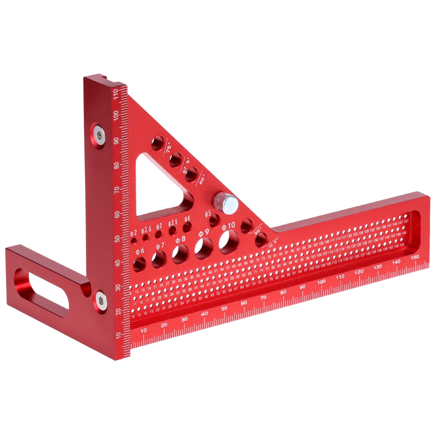 Equerre de mesure multi-angle 3D, équerre triangulaire en alliage d ...