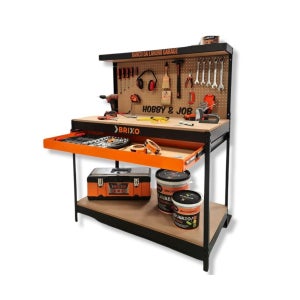 Etablis D'atelier Sur Roues Avec 1 Porte Et 1 étagère Etablis D'ate