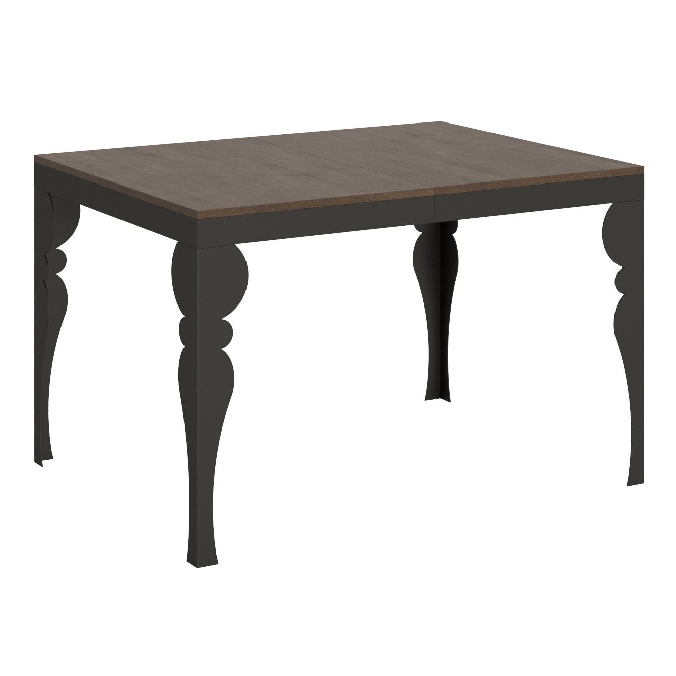 Stół rozkładany Paxon Evolution 90x120/224 cm, rama orzech antracyt