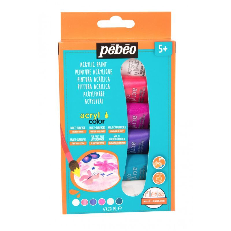 COLLA GLITTER STRASS SET 5 TUBI 10,5 ML. GIOTTO COLORI ASSORTITI FILA
