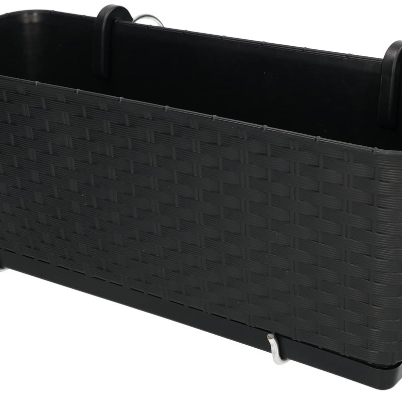 Skrzynka balkonowa rattan doniczka 40 taras balkon - KOTARBAU