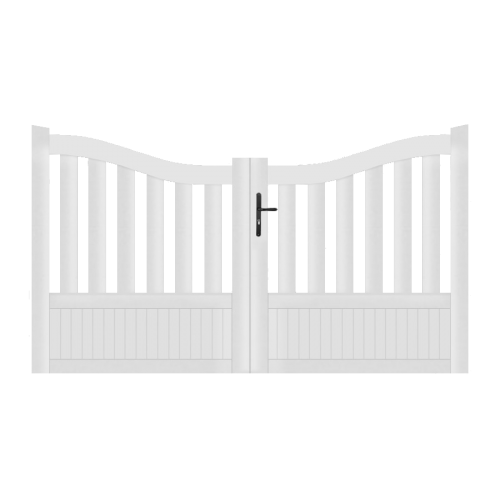 Portail Pvc Blanc