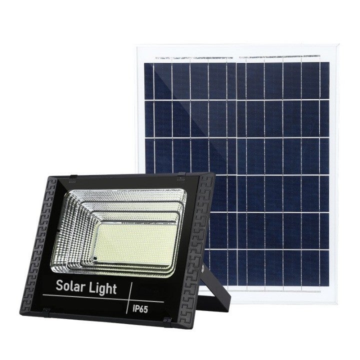 Proiector LED solar Flippy 300 W cu telecomanda, 14AH, negru