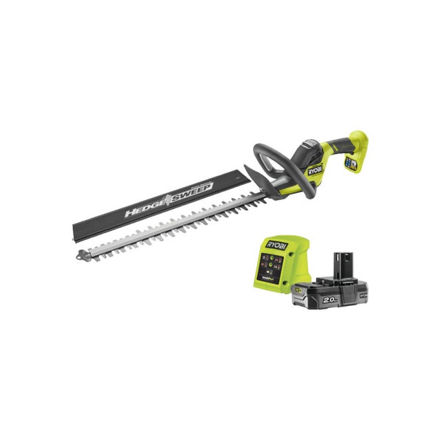 Taille-haies RYOBI 18V One+ - LINEA - 50 cm - 1 batterie 2.0 Ah - 1 chargeur - RY18HT50A-120