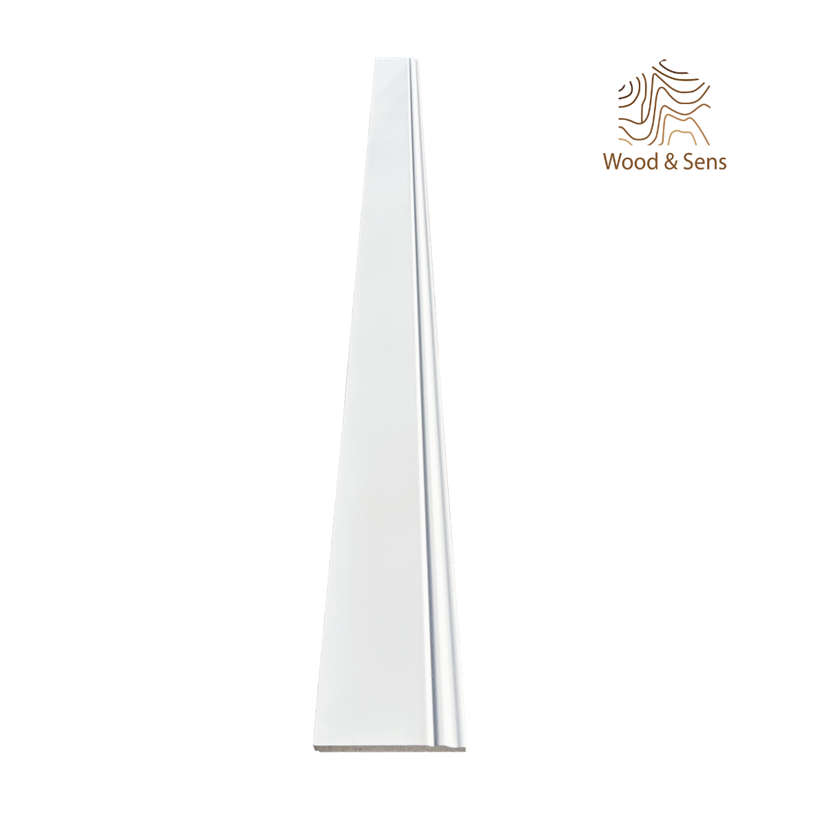 Lot de 5 Plinthes Style Prépeint MDF, L.2,44 m x l.14,8 cm x Ep.16 mm - 5
