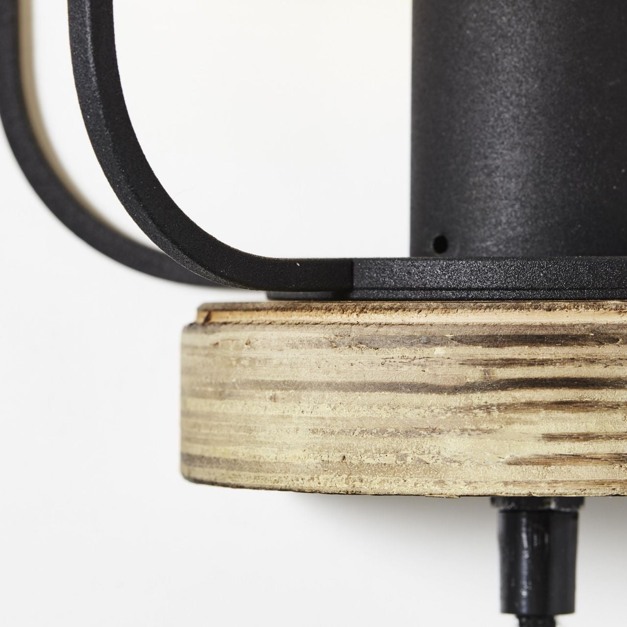 Brilliant Maze lampa stołowa 20cm czarny korund metal/czarne szkło 1x A60, E27, 60 W - 5