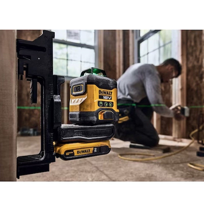 Batteria DeWALT laser multi-linea DCLE34031N, 3x360°, verde, 18V senza batteria e caricabatterie - 3