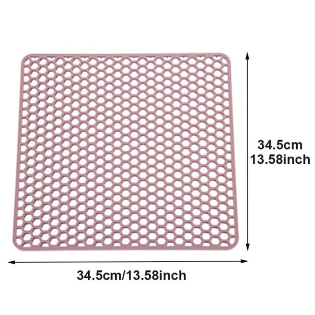 VIDSTW Tappetino Scolapiatti Silicone con Buchi Bar 43 x 33,5 x 0,45 CM Tappetino Scolapiatti Assorbente Bar Mat Scarico Rapido Pieghevole Accessori Cucina per Asciugare Piatti(Orizzontale VIDSTW Tappetino Scolapiatti Silicone con Buchi Bar 43 x 33,5 x 0,45 CM Tappetino Scolapiatti Assorbente Bar Mat Scarico Rapido Pieghevole Accessori Cucina per Asciugare Piatti(Orizzontale