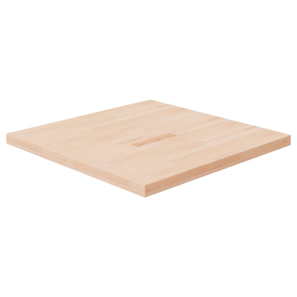 Maison Exclusive Tablero De Mesa Cuadrada Madera De Roble Sin Tratar