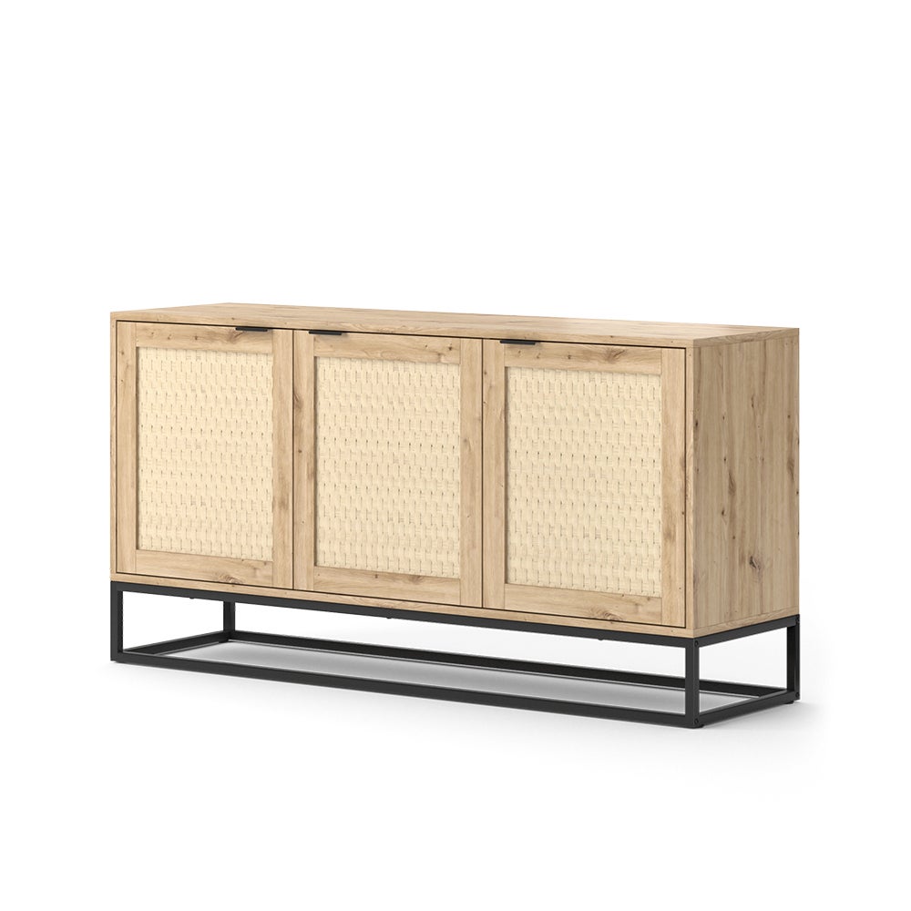 Vicco Kredens Natal, Brązowy, 40 x 72.5 cm z 3 drzwiami