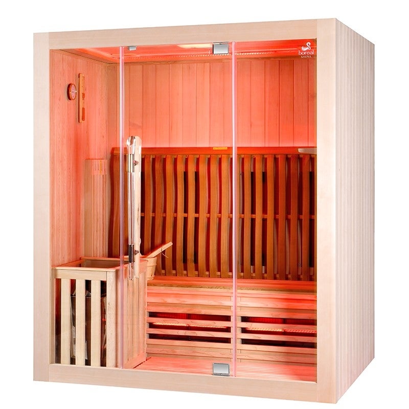 Sauna Combi Boreal® Elégance 3 - 175x125 Infrarouge + Vapeur - 2