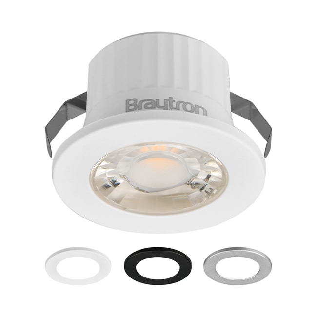 Mini spot LED rond 3 couleurs 3W 6500K IP54 | Leroy Merlin
