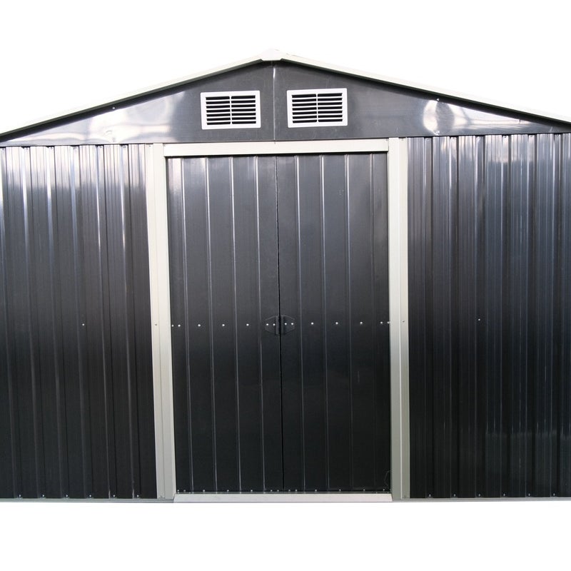 Domek metalowy ogrodowy wiata szopa blaszak na narzędzia 191x277x192 DM1003