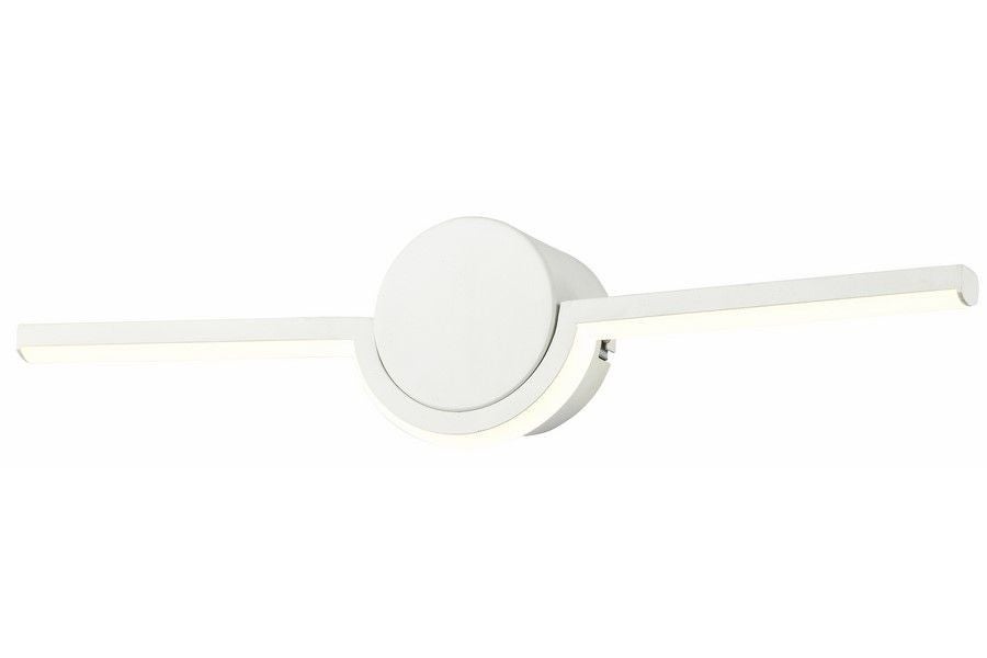 Kinkiet ścienny Almyrida biały LED 8W 4000K 640lm styl nowoczesny wym: 6 x 41 x 9 cm metal IP20 Reality