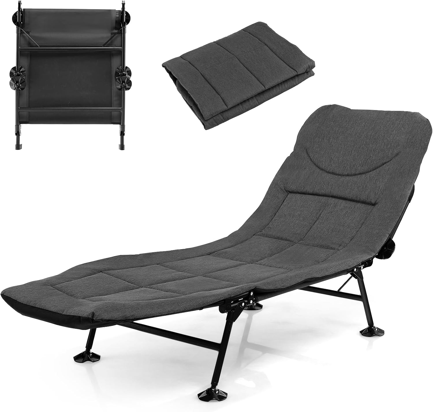 Tectake® Lot De 2 Matelas De Plage Pliable Avec Dossier Réglable Bain