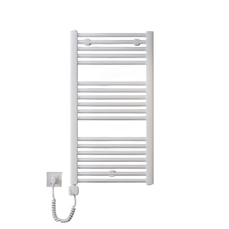 Grzejnik łazienkowy elekryczny Eltop 92,2x50 biały grzałka 400W LUXRAD