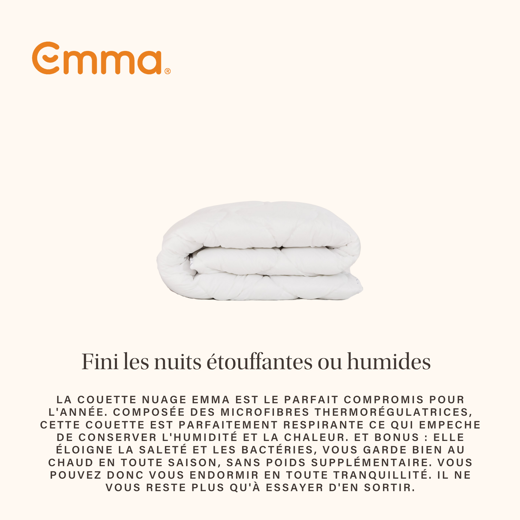 EMMA | Couette Été Emma 200x200 cm | Douce | Réconfortante | Légère | Respirante | Aérée | Lavable en Machine - 3