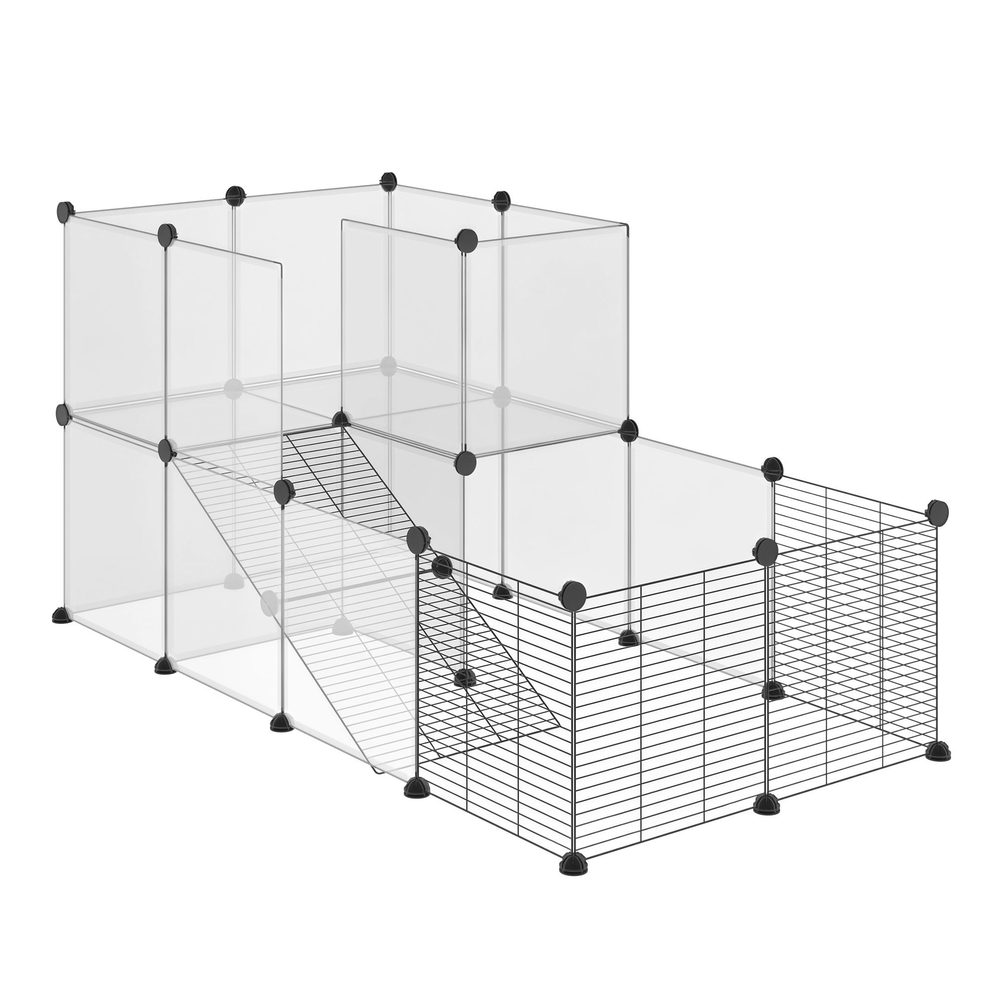 Curated visual reference: Enclos Pour Petits Animaux Conception DIY Cage Modulaire Compatible Cobayes Photo Inspiration