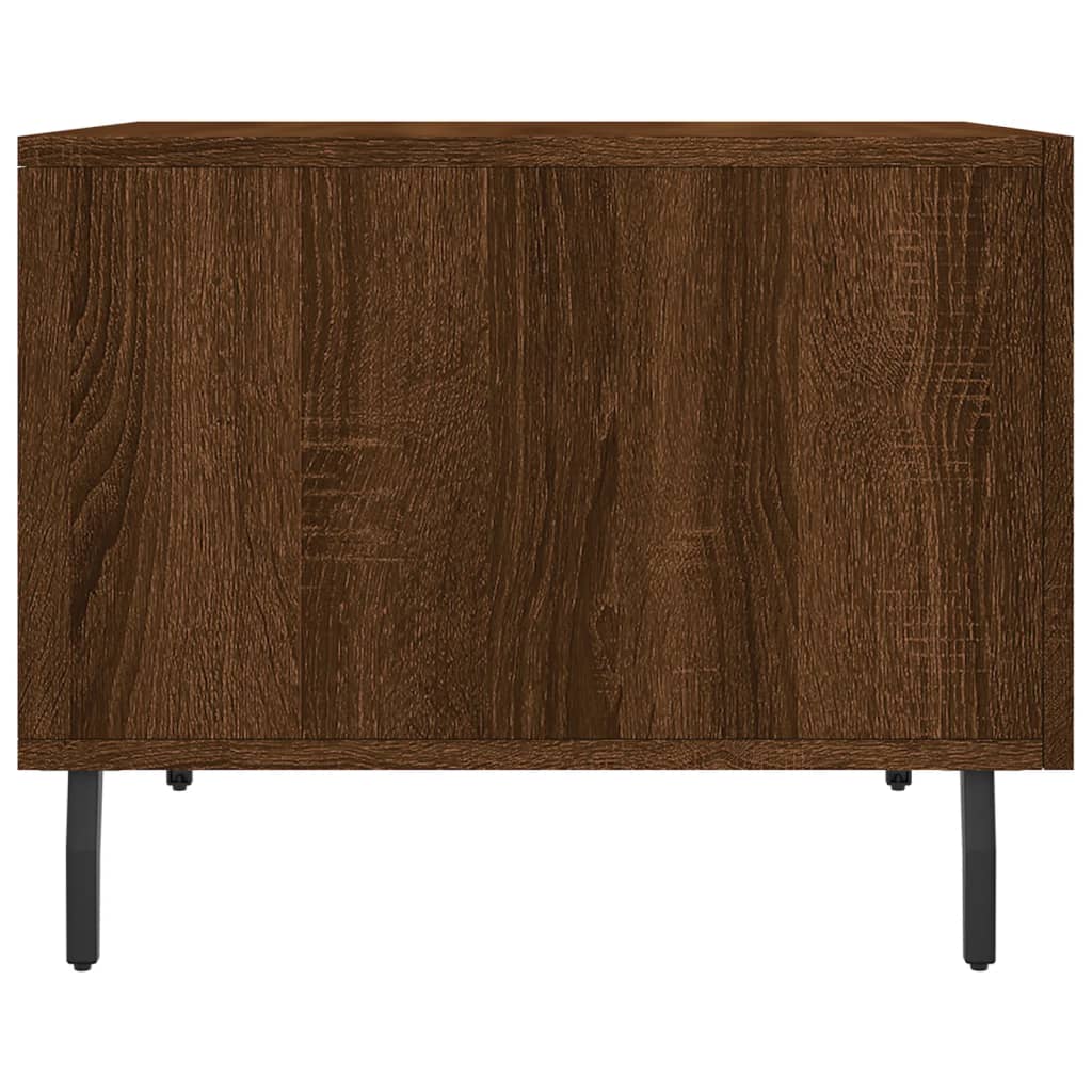 Table basse Chêne marron 50x50x40 cm Bois d'ingénierie vidaXL - 7