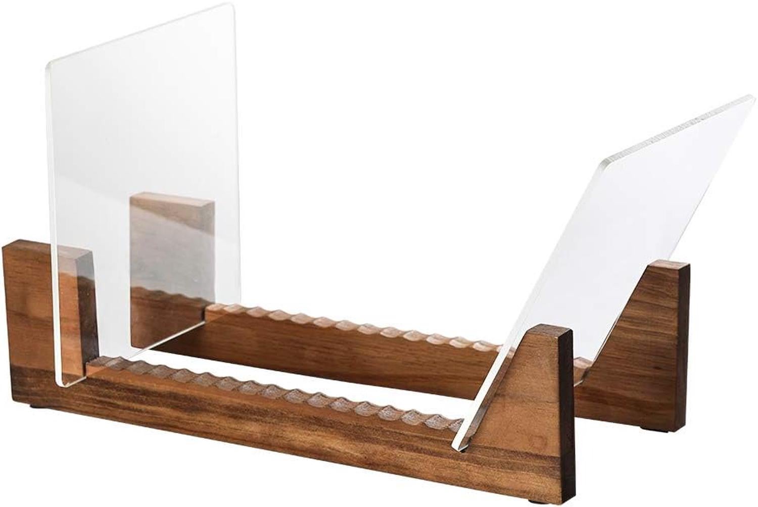 Support à Vinyle Design En Bois - Présentoir Pour Album Et Rangement 33 Tours