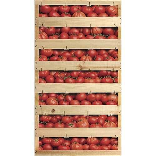 Calcomanía de refrigerador y lavaplatos, cajas de tomate de tomate, 180 cm x 100 cm
