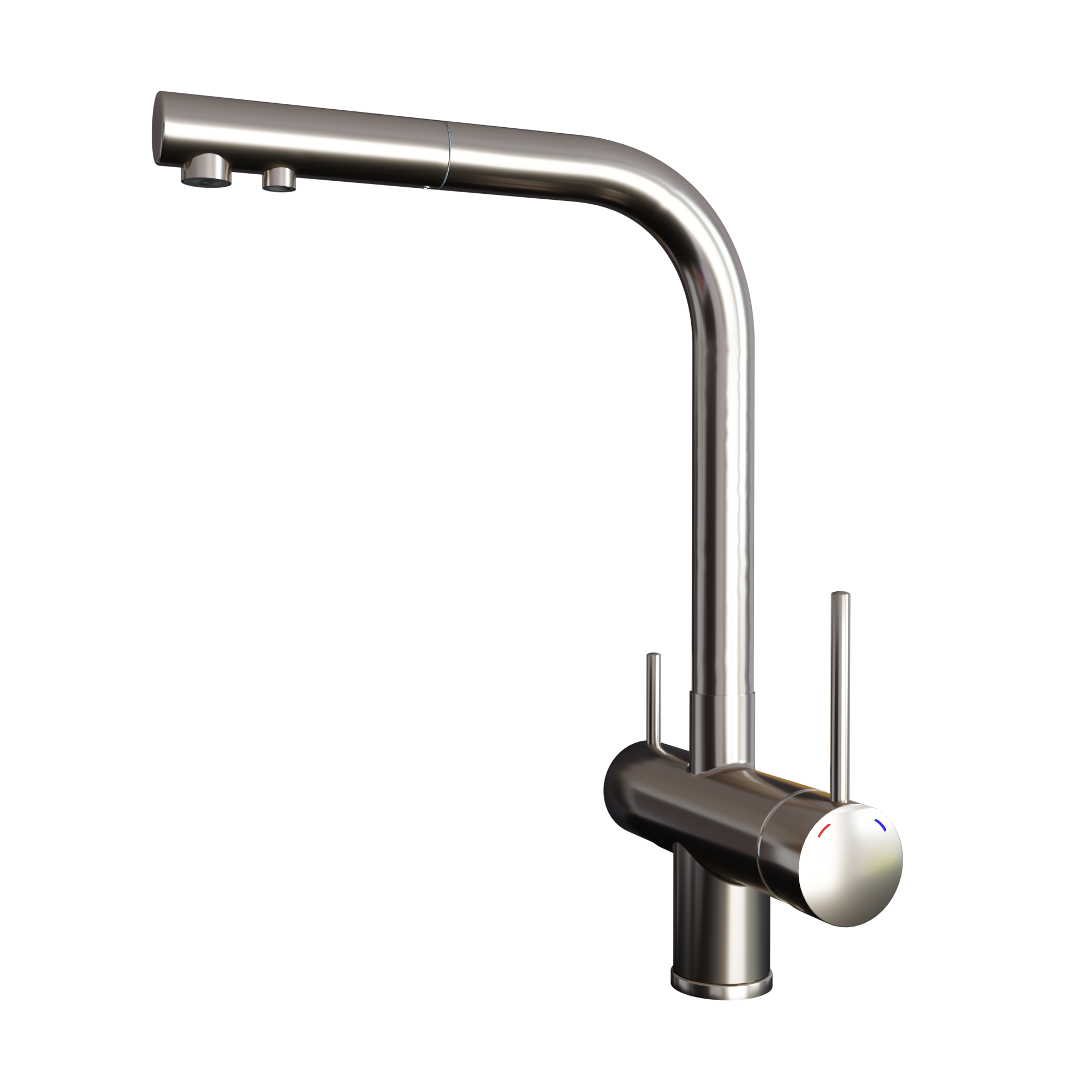 Bateria Kuchenna GranMaster, Ango, Trójdrożna do filtra, Stalowa 1szt.