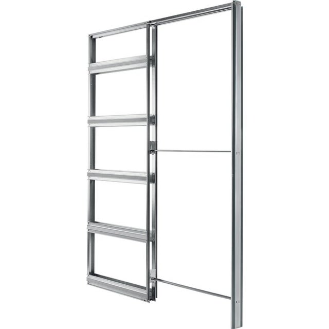 Châssis de porte coulissante pour cloison - Eclisse - Simple vantail - l. 930 mm - L. 2040 mm