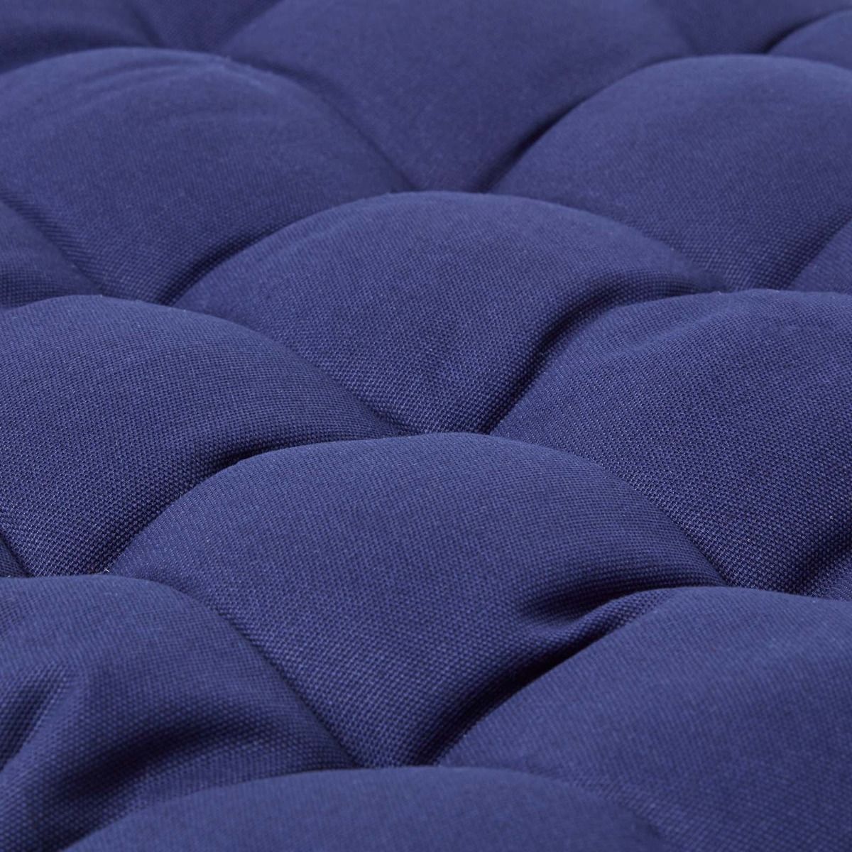 Coussin pour banc de jardin 2 places - Coussin pour banquette - Bleu marine - Homescapes - 4