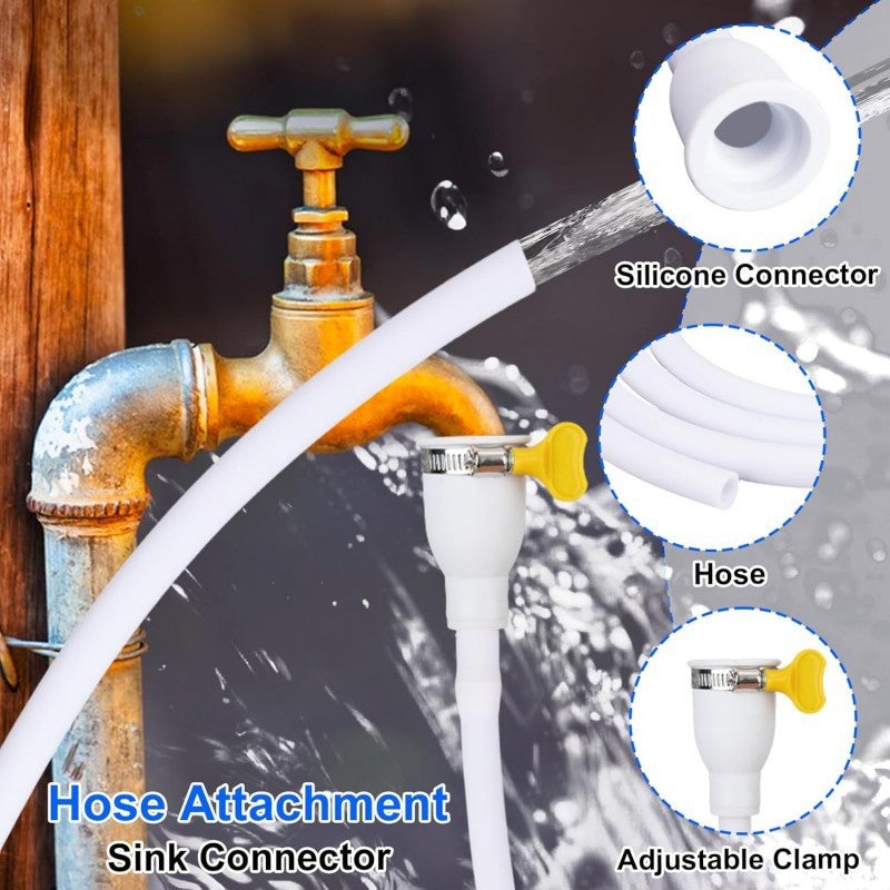 Rallonge pour robinet d'eau Tuyau d'extension en PVC Tuyau d'arrosage ...
