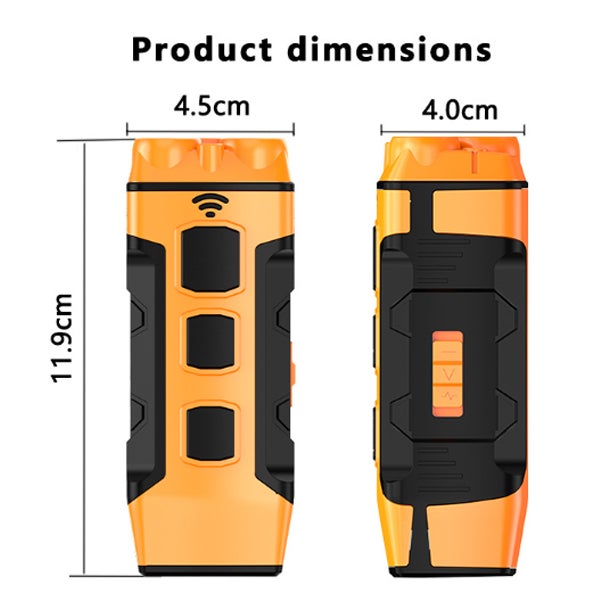 Dispositivo antiabbaio per cani, soppressore di abbaio ad ultrasuoni, strumento professionale per l' dei cani con luce LED, 11,9 x 4,5 cm - 2