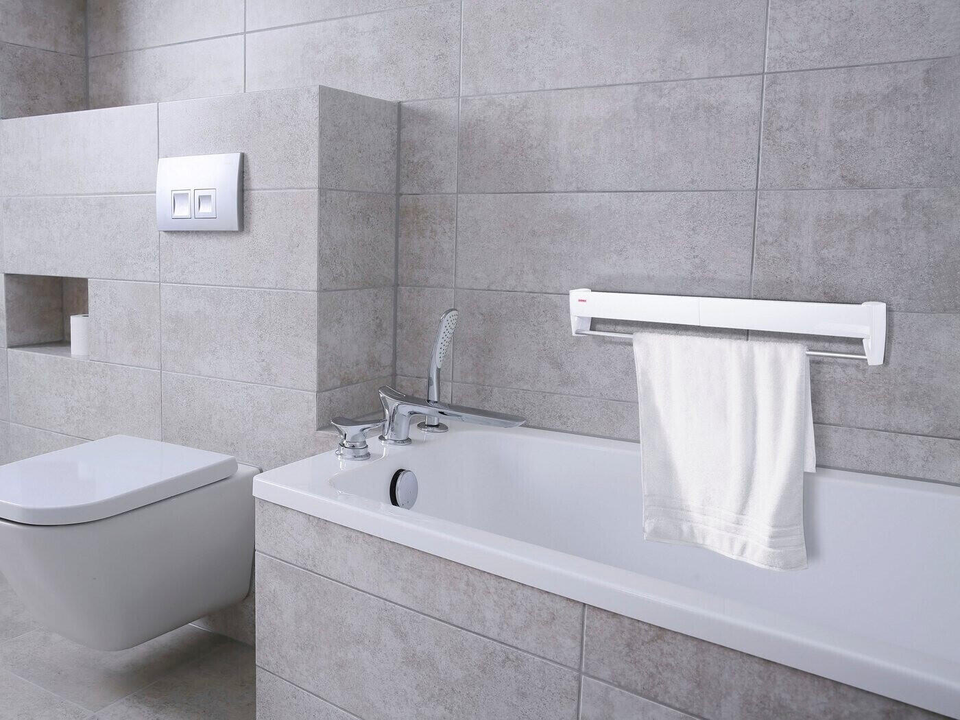 Étendoir mural extensible 5 barres TELEGANT PLUS 36, 3,6 m d'étendage - 7