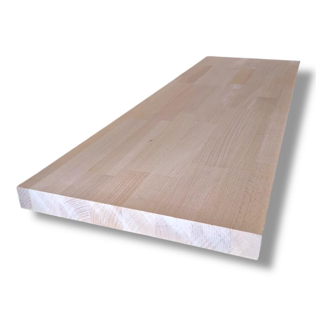 Marche d'escalier en hêtre 3x30x100 cm - 3