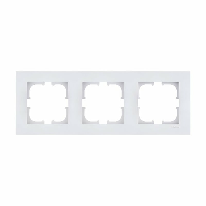 Ramka potrójna KARELL Biała K103/01E EXEN