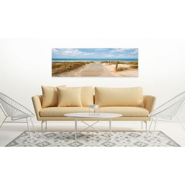 Tableau Windy Beach 135x45 cm - 2