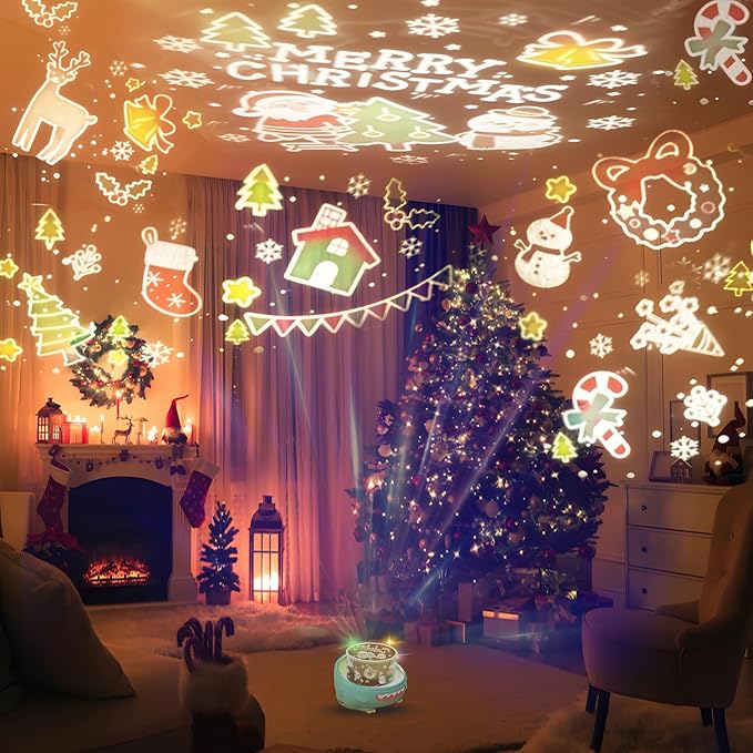 Proiettore Luci Soffitto A Forma Di Uovo Con Altoparlante Bluetooth - 15 Effetti Galassia Per Camera Bambini, Timer E Controllo APP - 2