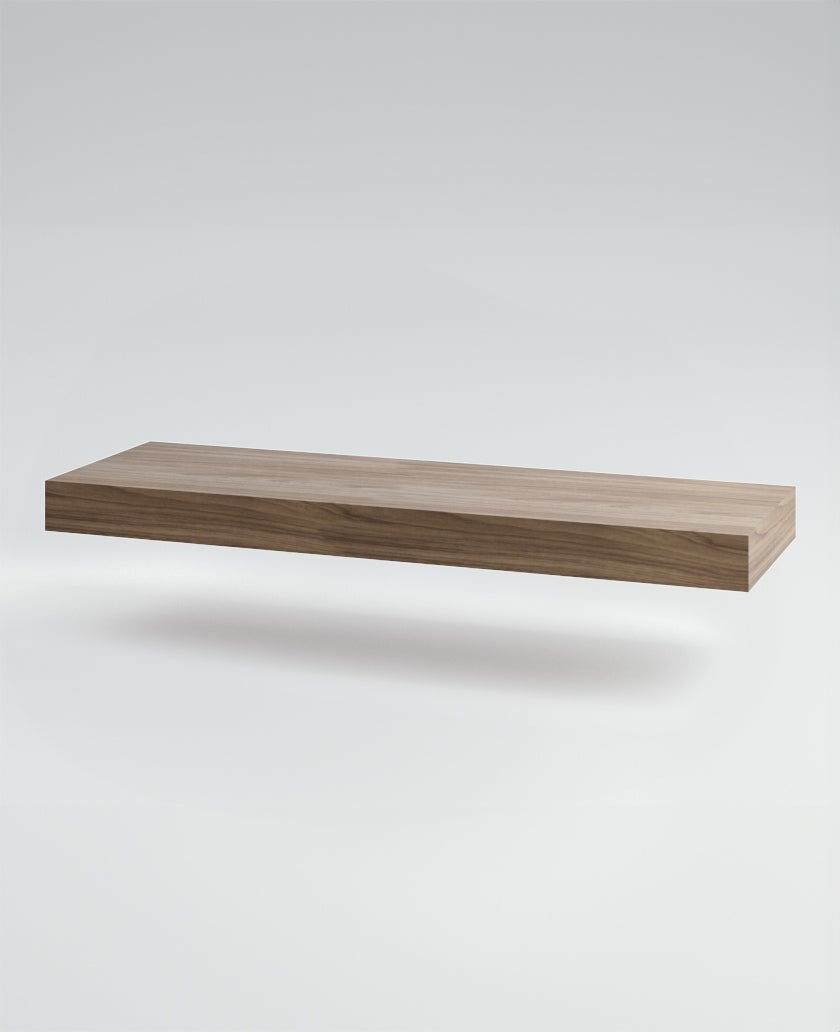 Mobile bagno Top con lavabo in appoggio vano poro noce cassettiera e colonna tortora milano specchio lampada e p.asciugamano L 120 x P 46 - 2