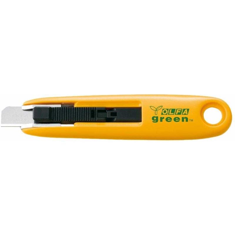 Cúter de seguridad mango Comfort Grip con retracción de cuchilla semi automática SK-5 Olfa