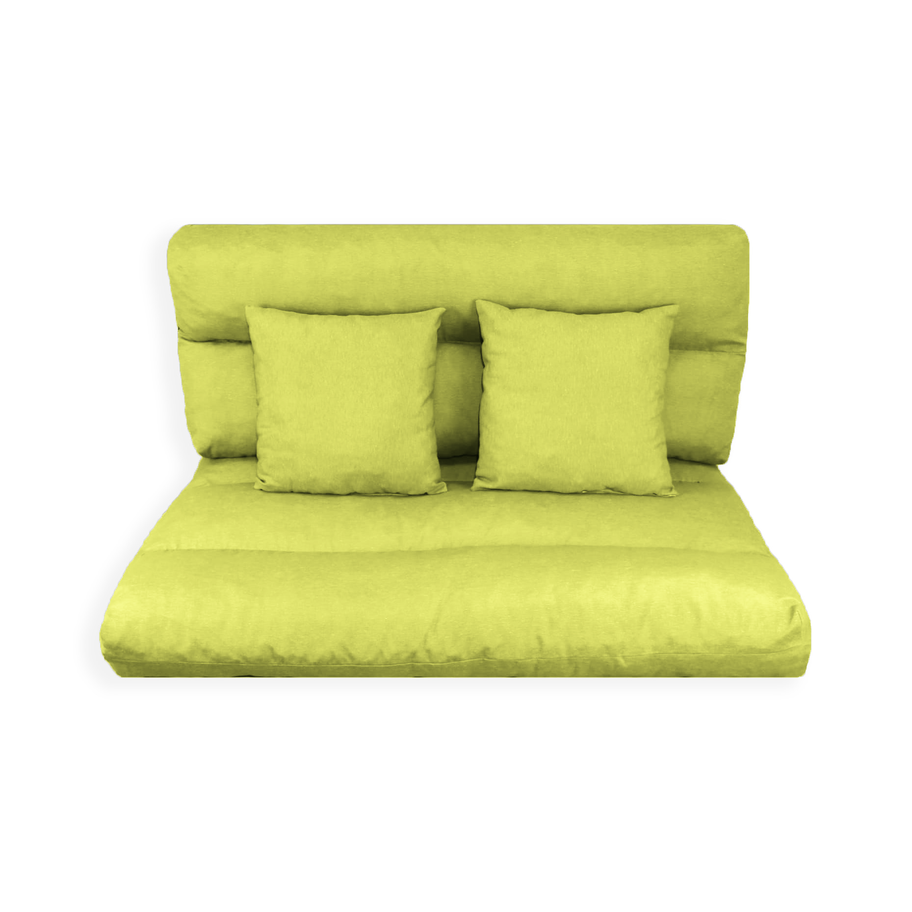Cojines Sofá Palets Desenfundable 120x80 cm Pistacho Acomoda Textil. - 2