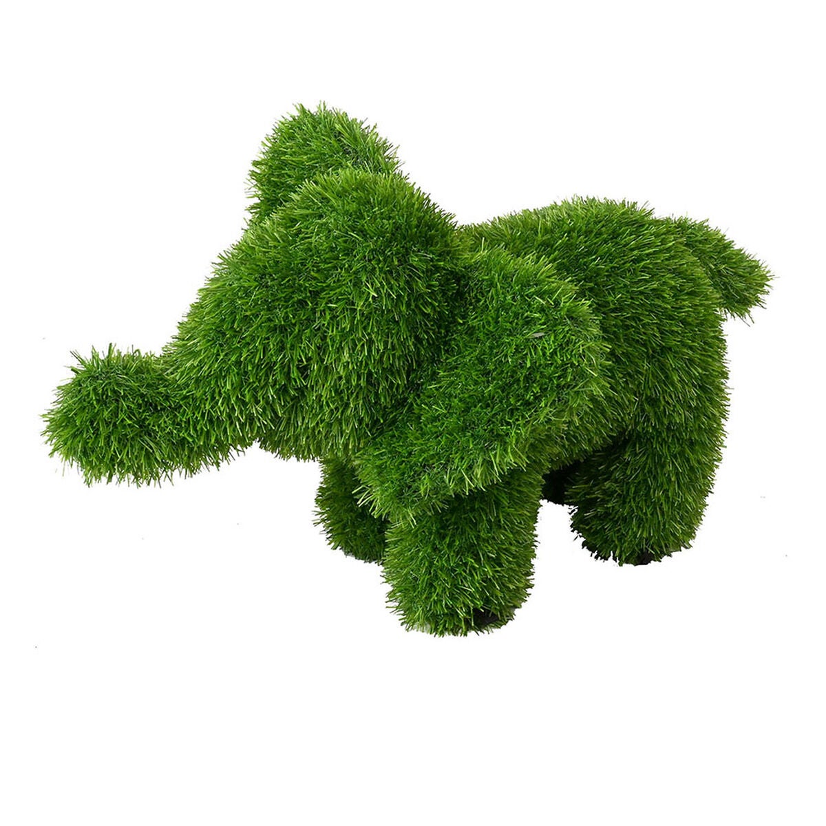 Figura decorativa figura decorativa polipropileno césped artificial elefante 20 x 45 x 30 cm