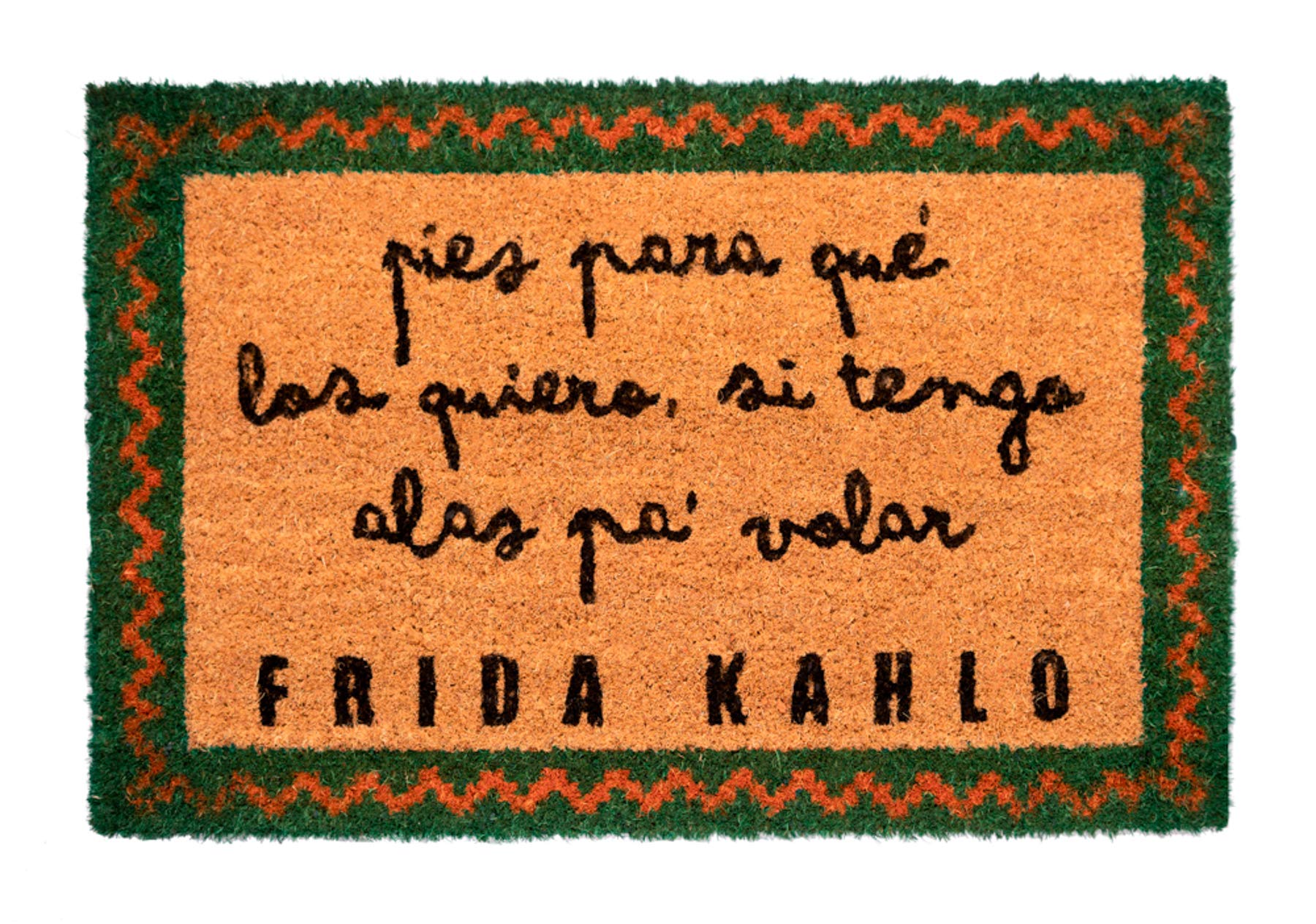 Lustige Frida Kahlo Fußmatte - Kokosfaser Matte 40x60 Cm Mit Motivationsspruch