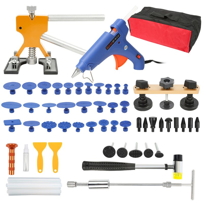 Kit Riparazione Ammaccature Auto 30 Pezzi - Linguette PDR Per Togliere
